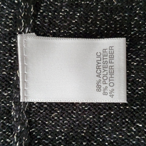 🆕️ AVENUE Black Metallic Thread Sweater SIZE: 26/28 - Picture 7 of 8